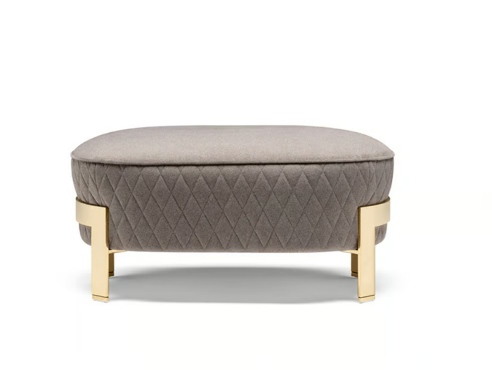 COSMO - Upholstered oval pouf _ OPERA CONTEMPORARY